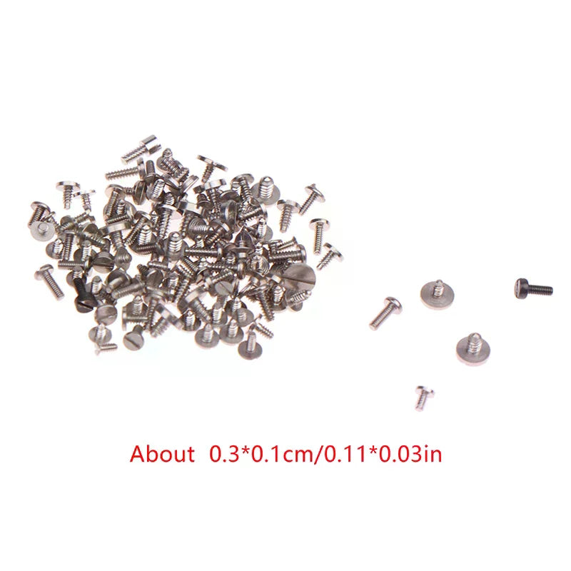 100Pcs Tiny Precision Mixed Multi-size Watch Screws Movement Repair Tools Part For Watchmaker Oasis Select