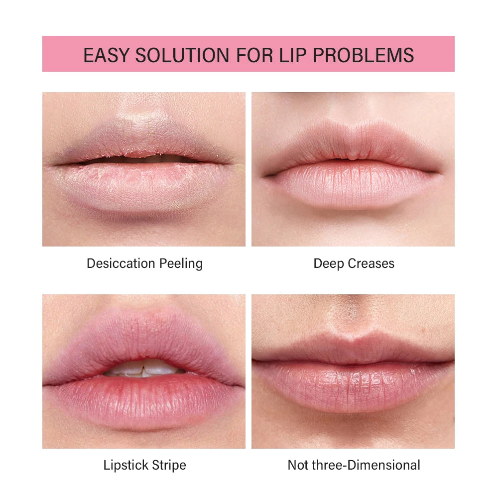 Moisturizing Lip Balm Nourishes Peptide Moisturizes Lightened Remove Dead Skin Lip Lines Anti-chapping Caramel Lip Care Gel Oasis Select