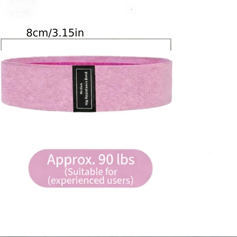 Fabric Resistance Band Set, Hip Circular Training Band, Suitable for Squats, Yoga, Gluteal Muscle and Leg Exercises Oasis Select