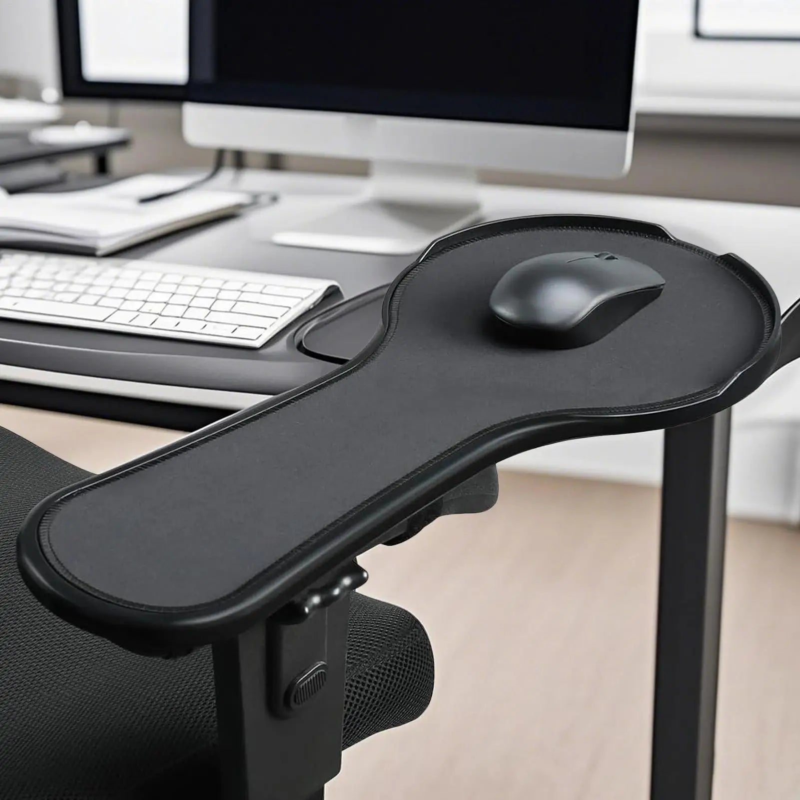 Armrest Desk Extender Computer Arm Support Pad Ergonomic Design Chair Attachment Extension Elbow Mat for Offices Home Apartment Oasis Select