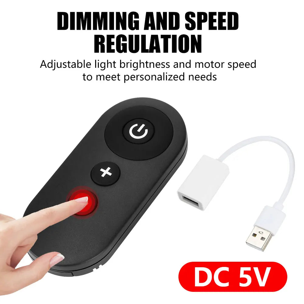 DC 5V USB RF Remote Switch - Wireless LED Strip Dimmer & Fan Speed Controller Module for Cabinet/Night Lights DIY Lighting Contr Oasis Select