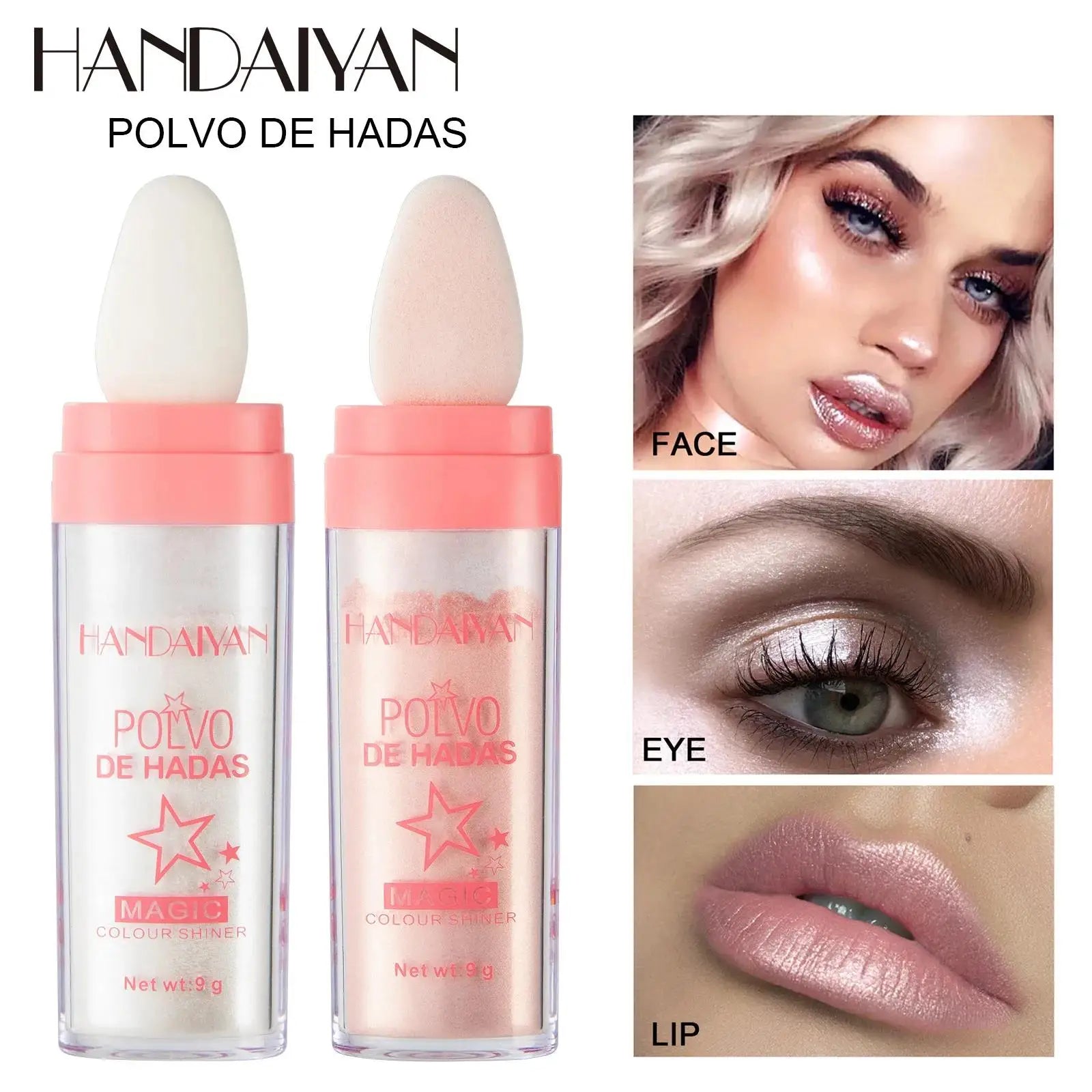 Handaiyan 3-Color Fairy Shimmer Highlighter Stick | Glow & Contour