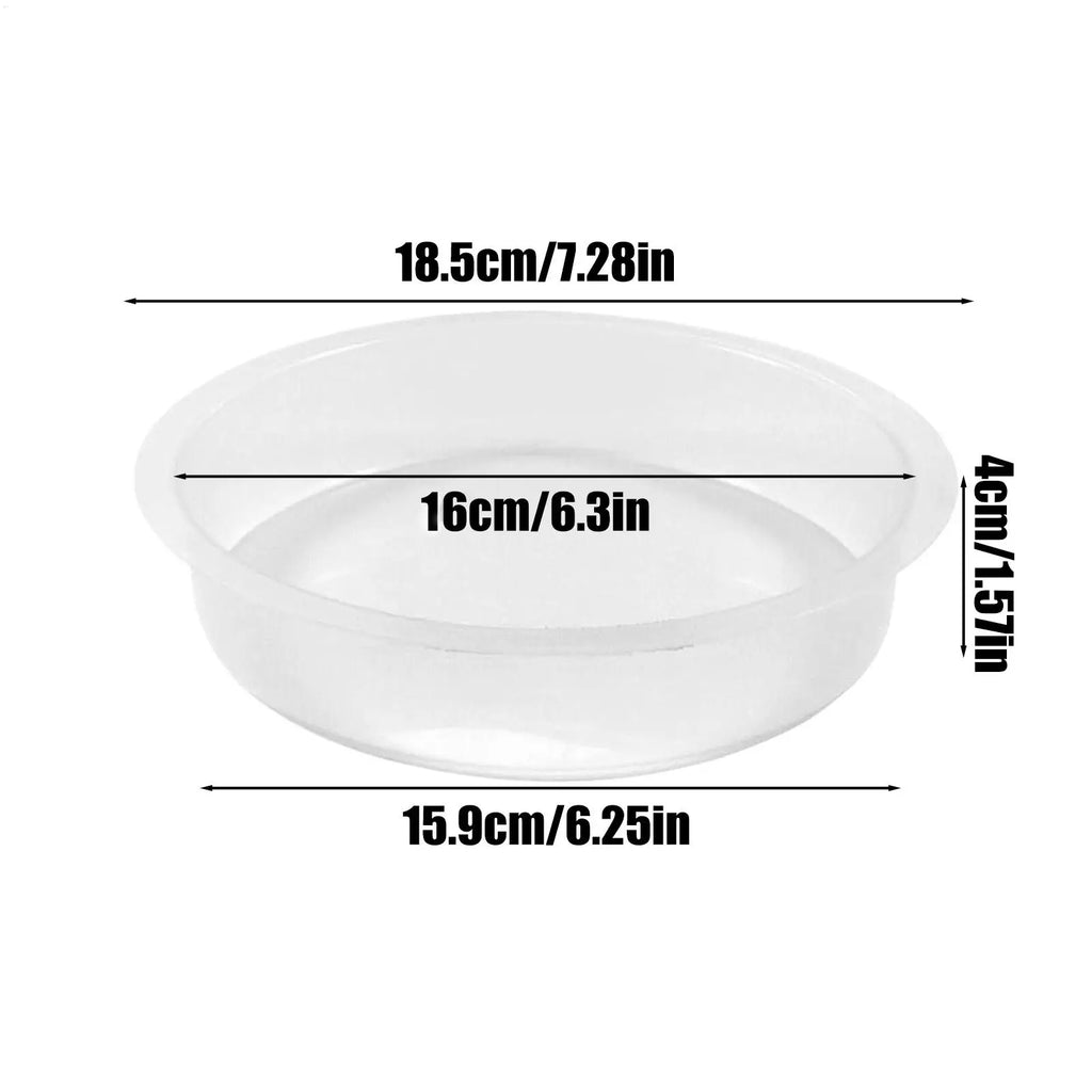 Round Treat Bowl Bird Feeder Tray Bird Feeding Tray Replacement for Sparrow Finch Lovebird Garden Park Courtyard Terrace Outdoor Oasis Select