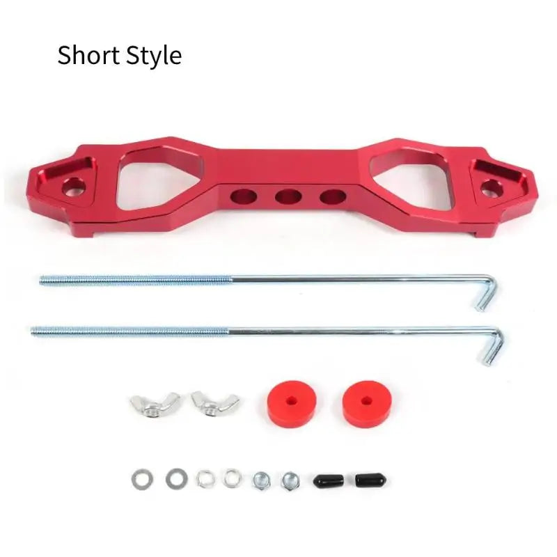 140mm/190mm Billet Aluminum Car Battery Tie Down Mount Bracket Brace Battery Fasten Bracket Holder 14cm 19cm Oasis Select RD2