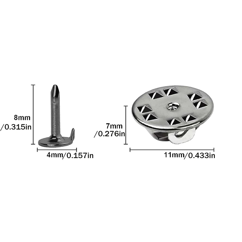 200Pcs Butterfly Clutch with Blank Pins Backs Tie Tacks Replacement for DIY Craft& Badge Jewelry Making -Locking Pin Backs Oasis Select