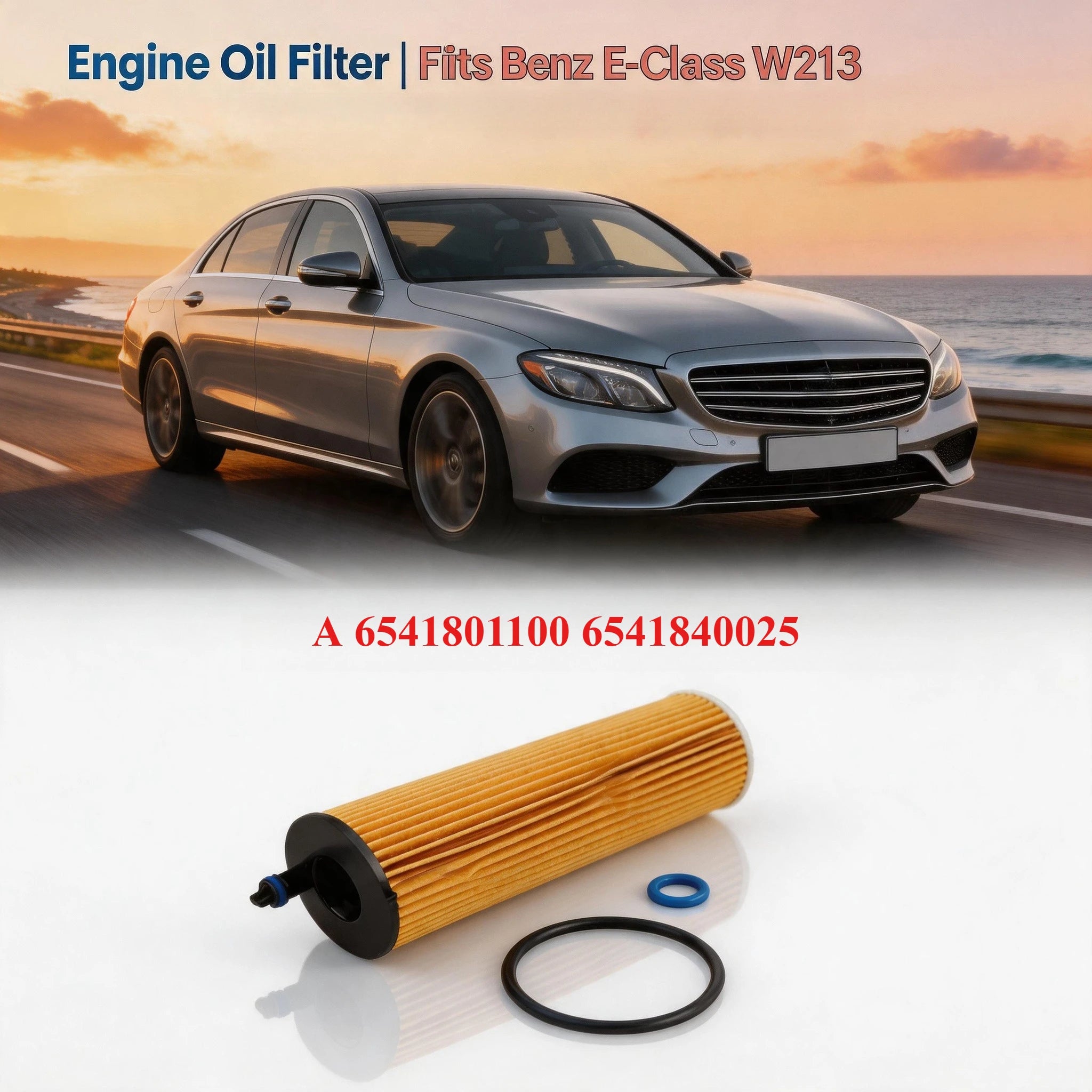 High Efficiency Engine Protection Oil Filter A6541801100 6541801100 HU6020Z For Mercedes-Benz C180d C220d E220D E300D W213 GLC Oasis Select