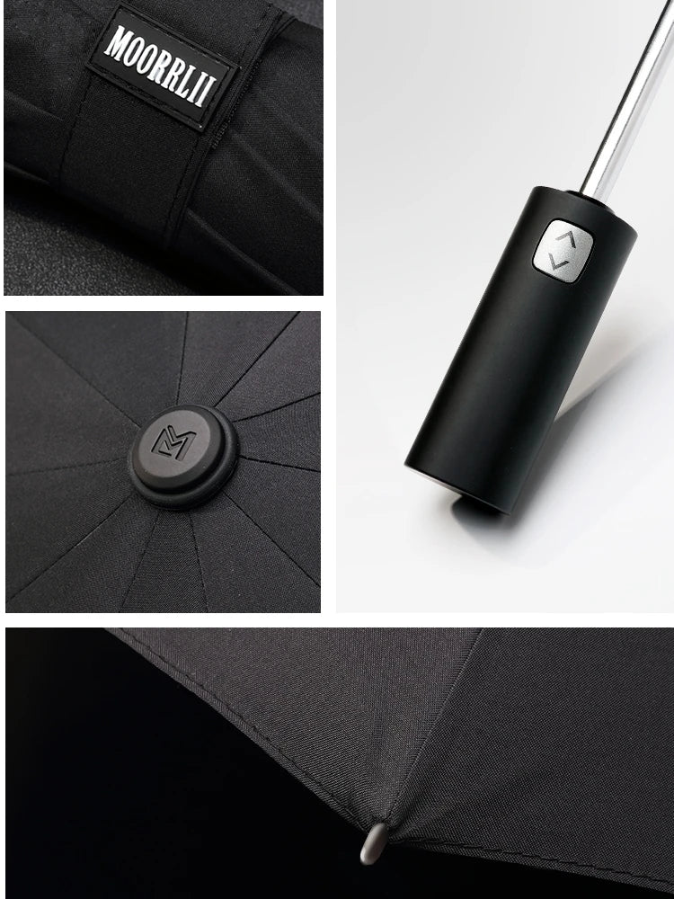 Full-automatic folding thickened umbrella large strong wind-resistant reinforced automatic umbrella Oasis Select
