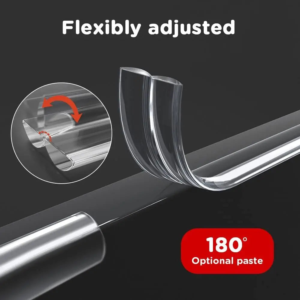 High Quality Self Adhesive Proofing Transparent Sharp Corner Corner Guard Strip Soft Household Furniture Bumper Safety Oasis Select