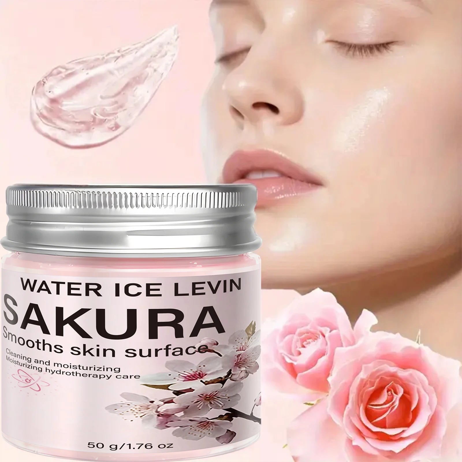 Sakura Face Mask – Collagen & Hyaluronic Acid | 50g Peel Mask Peel Face Mask Oasis Select