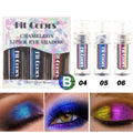 Fit Colors 3pc Chameleon Liquid Glitter Eyeshadow & Lip Set