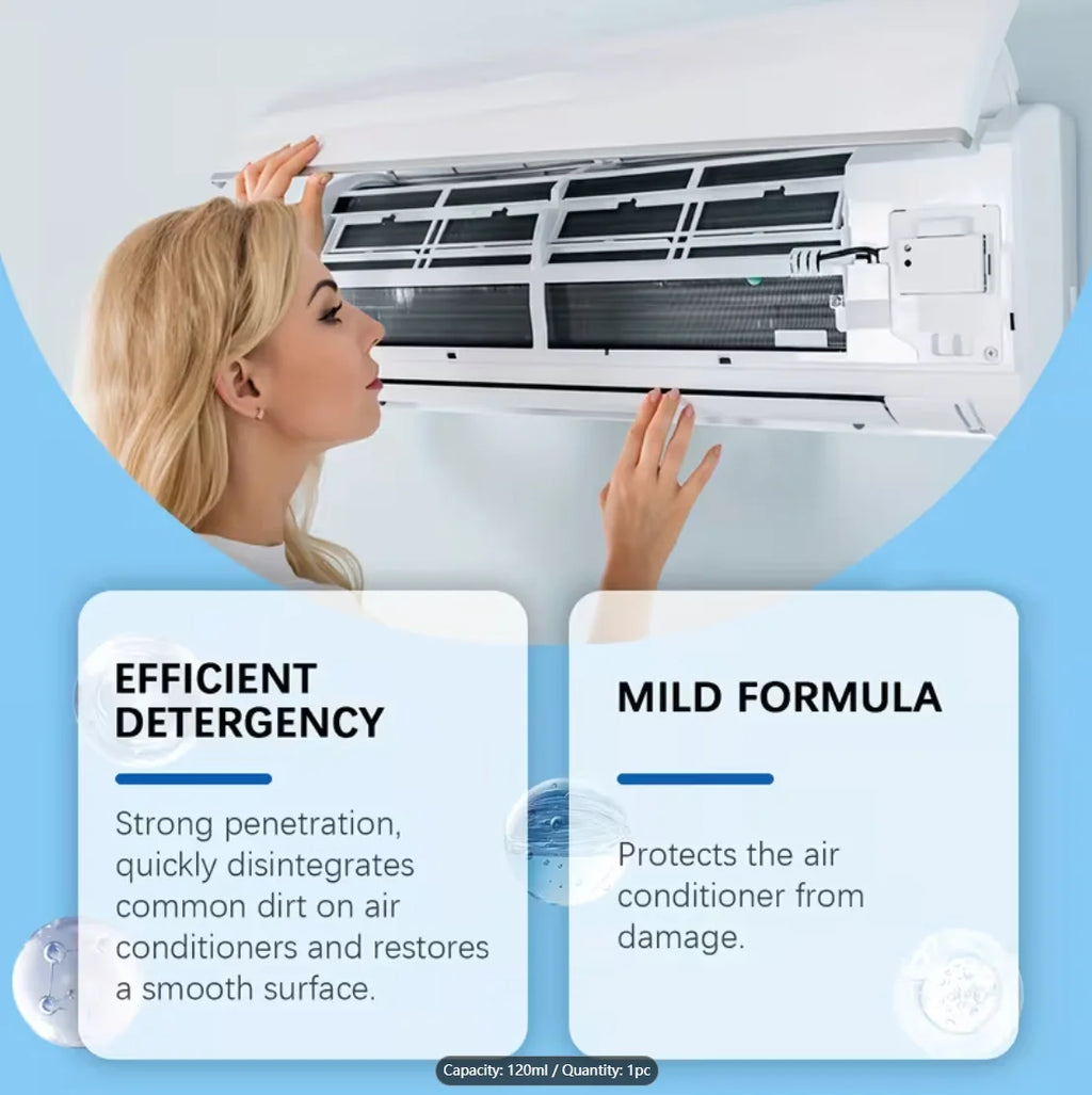 AC Foam Cleaner Spray – No-Disassembly Air Conditioner Cleaner AC Foam Cleaner Oasis Select