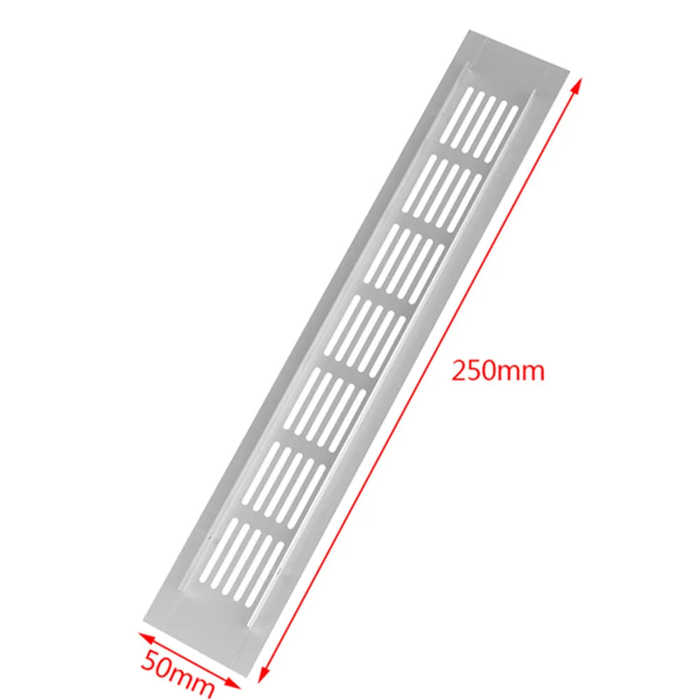 50mm Aluminum Ventilation Grille | Cabinet & Wardrobe Air Vent Ventilation Grille Oasis Select 50x250mm