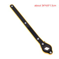 Compact Tire Removal Tool with Car Jack Ratchet Wrench, Cross Designed Labor Saving Tool Oasis Select A2