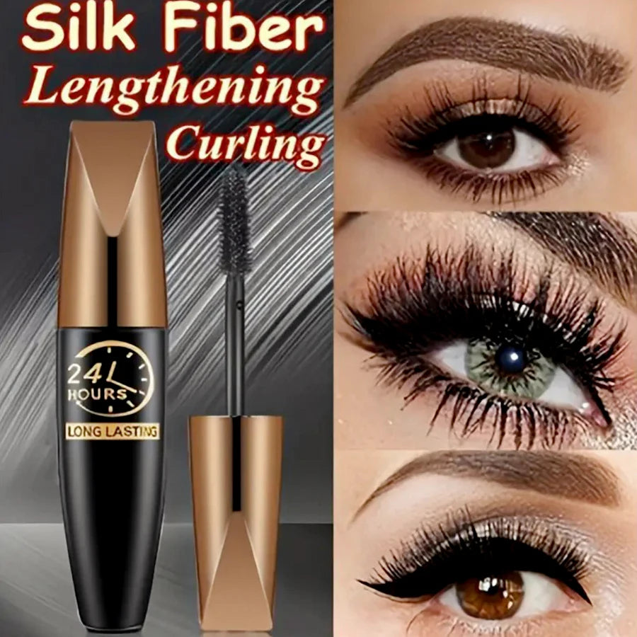 5D Silk Fiber Mascara – Waterproof, Lengthening & Volumizing