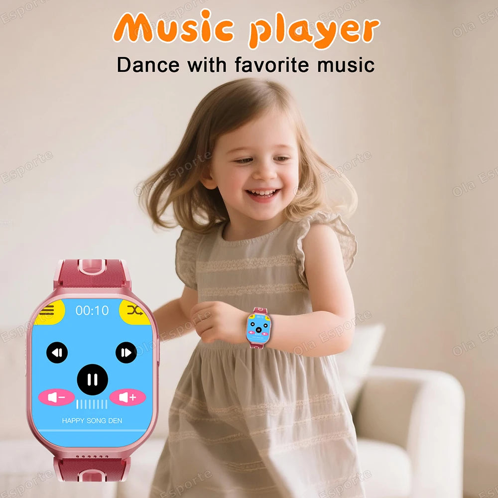 Kids Smartwatch 1.83" HD | 22 Games, Camera & Sleep Monitor – HT30