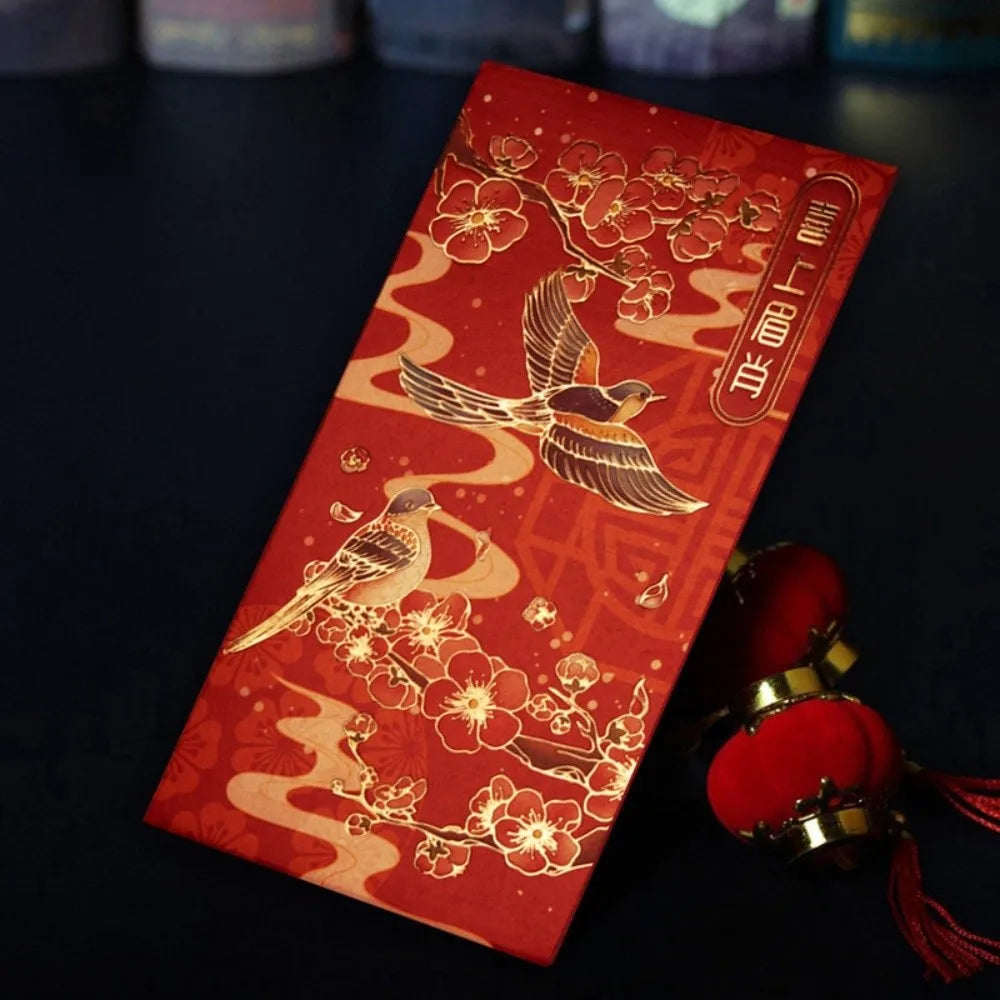 12pcs Chinese New Year Red Envelopes | Hot Stamp HongBao Gift