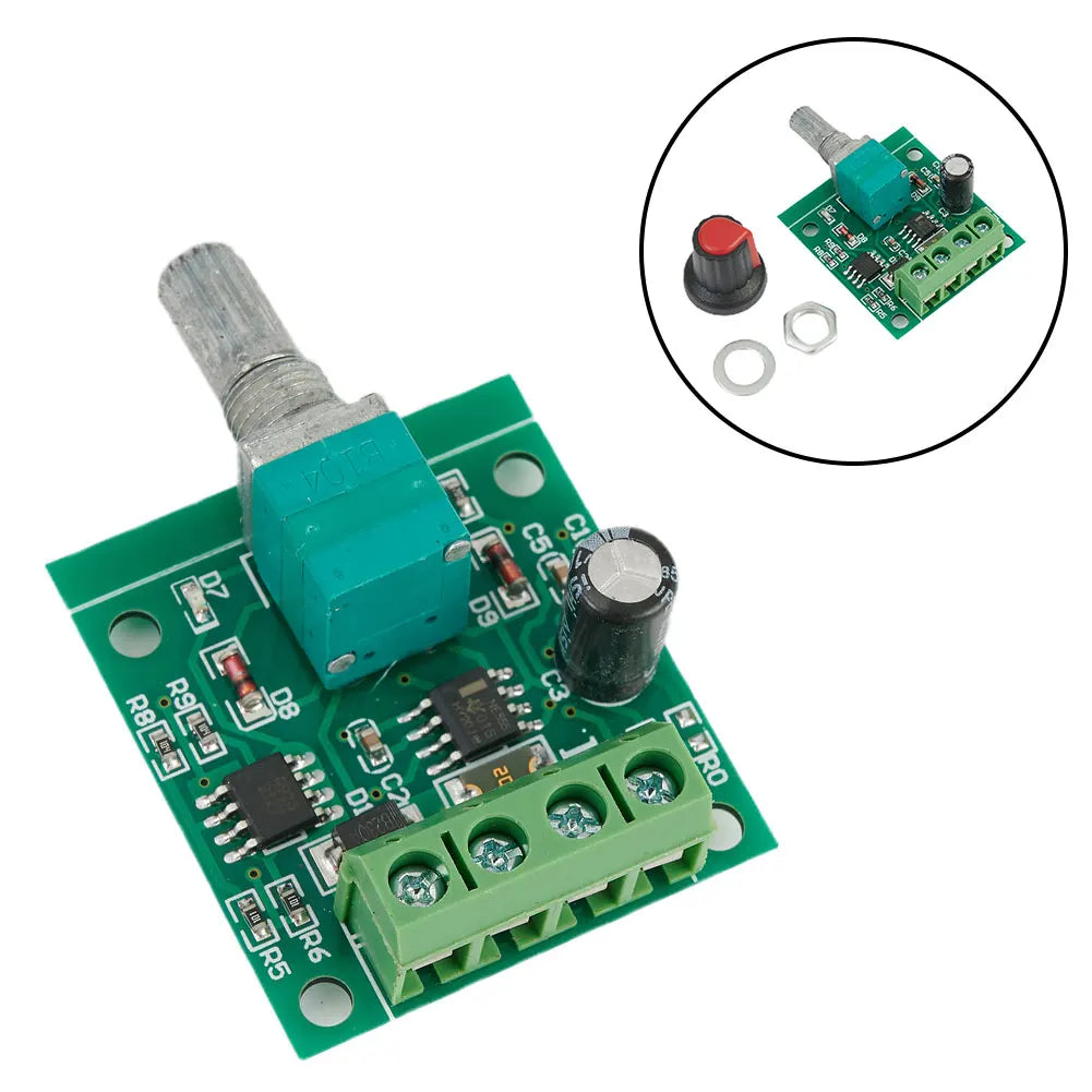 DC 1.8V 3V 5V 6V 12V PWM Motor Speed Controller Adjustable Speed DC Motor Driver Home Improvement Durable Oasis Select