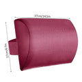 Garden Lounger Cushion Neck Pillow Recliner Headrest Beach Chair Pillow Camp Terrace Lounge Chair Lunch Break Rest Pillow Oasis Select 1PC wine red