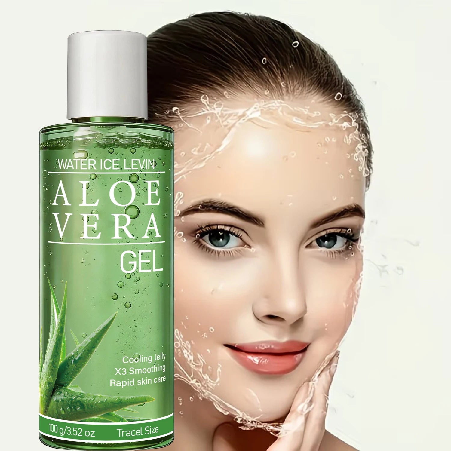 Pure Aloe Vera Gel with Hyaluronic Acid – Cooling & Moisturizing Aloe Vera Gel Oasis Select