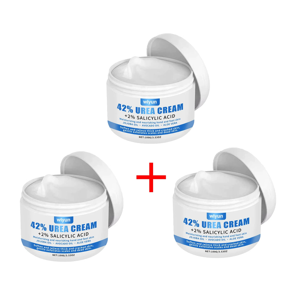 Urea Foot Cream Softens Moisturizes Skin Relieves Dryness Anti Drying Cracked Heel Exfoliates Deeply Penetrates Foot Cream Oasis Select 100g X 3PCS