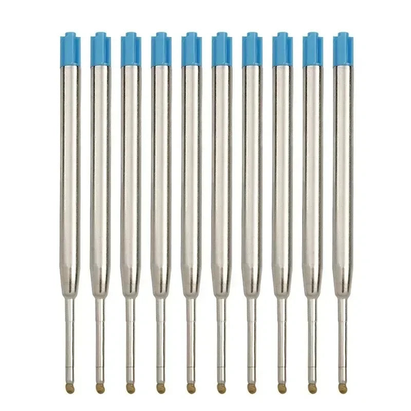 10/20/40Pcs L:3.9 In Ballpoint Pen Refills for Parker Pens Medium Point blue red Black Ink Rods for Writing Office Stationery Oasis Select 10 PCS Blue