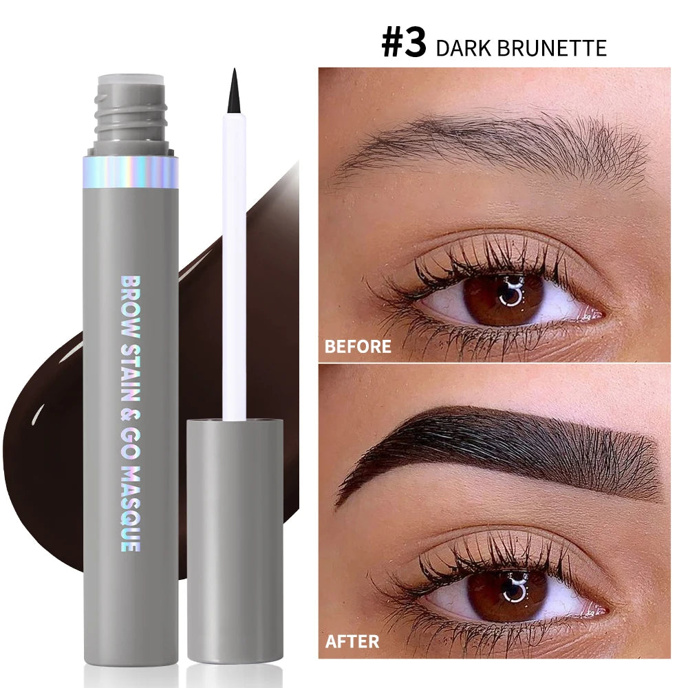 Brow Stain & Go Masque Long Lasting Eye Brow Tint Transfer Proof and Smudge Proof Eyebrow Tint Stain Waterproof Makeup Cosmetic Oasis Select