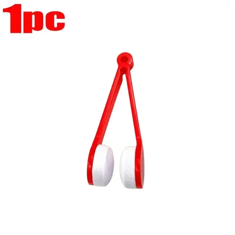 1/2/5pcs Portable Mini Glasses Cleaning Brush Multifunctional Mini Brush Microfiber For Sunglasses Wipe Cleaner Accessory Tools Oasis Select Red 1pc