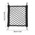 Motorcycle Cargo Net Elastic Double Layer Motorcycle Net For Helmet Storage Cargo Net With Hooks Luggage Storage Net Oasis Select 30X35cm