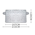 Car Windshield Cover – Windproof All-Weather Protector Against Frost, Rain & UV, Fits Most Cars & SUVs Oasis Select 175X120CM