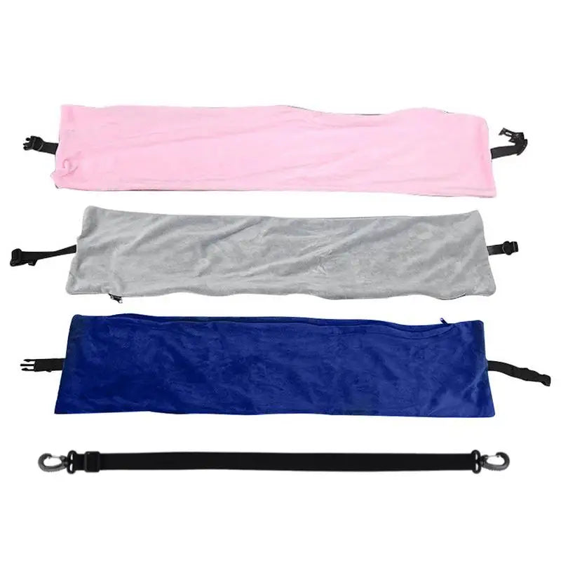 Stuffable Neck Pillow Velvet Soft Neck Pillowcase Travel Stuffable Comfortable No Filler Portable Luggage Pillowcase Storage Bag Oasis Select