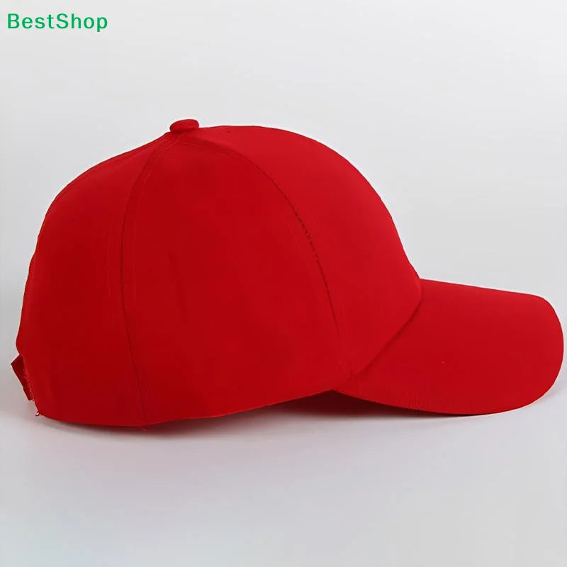 Solid Color Baseball Cap Sun Hat for Women – All Seasons