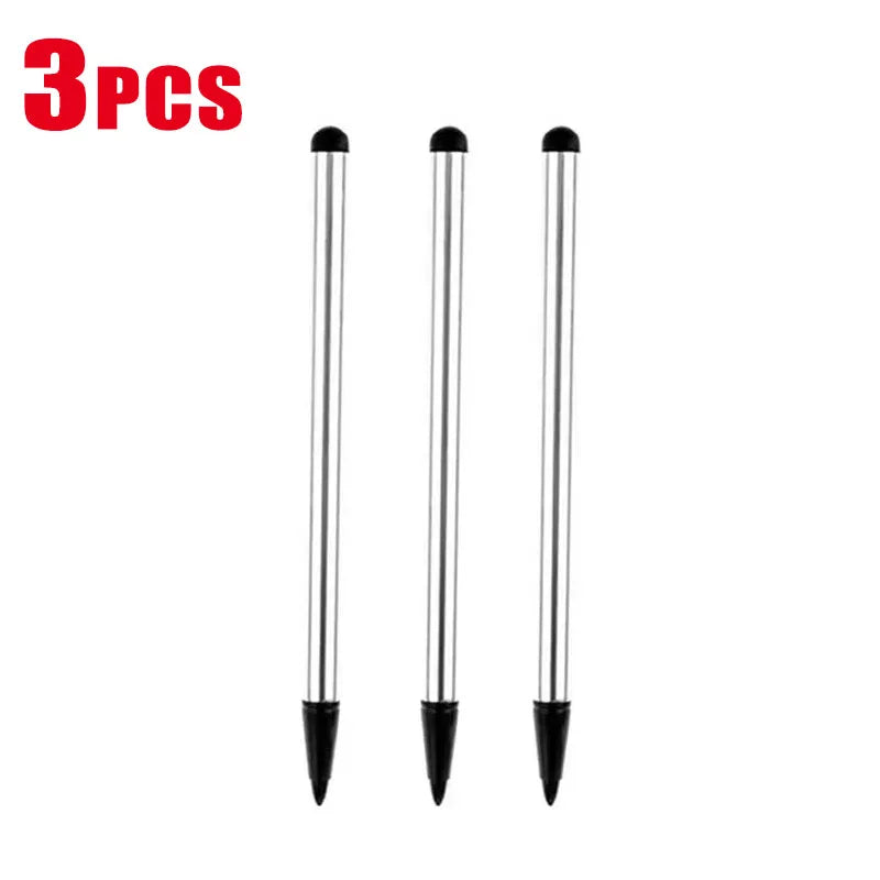 1-6pcs Universal Dual Use Screen Pen For Ipad Stylus For Lenovo Android Tablet Phone Stylus For Xiaomi For Samsung Capacitance P Oasis Select Silver 3pcs