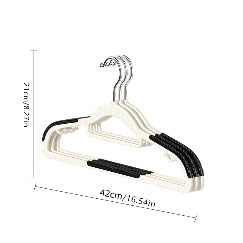 30pcs（10 hangers+20 clips） Anti Slip Hangers Set - Heavy Duty Velvet Clothing Hangers for Wardrobe, Multiple Colors Oasis Select