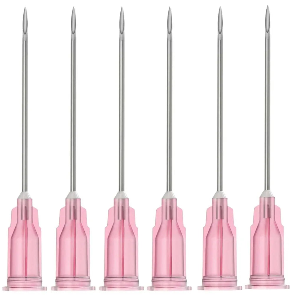 60-Pack 18G Disposable Sterile Stainless Steel Tattoo Needles