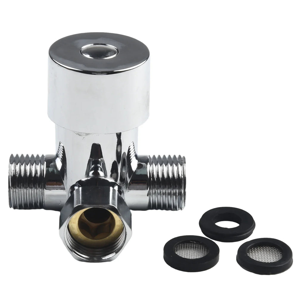 High Quality Mixing Valve Inlet Valve Thickened Brass Wash Basin Water Valver Home Plumbing Induction Tap Thermostatic Oasis Select
