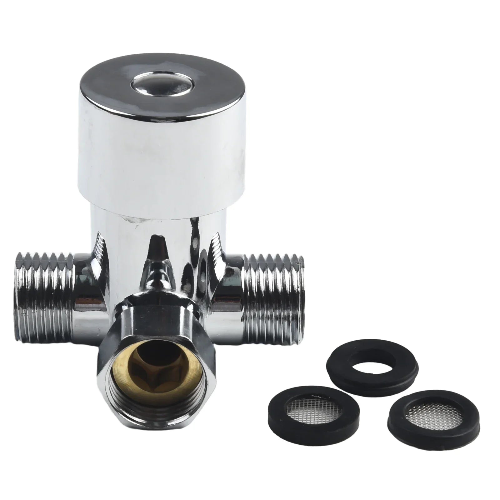 High Quality Mixing Valve Inlet Valve Thickened Brass Wash Basin Water Valver Home Plumbing Induction Tap Thermostatic Oasis Select