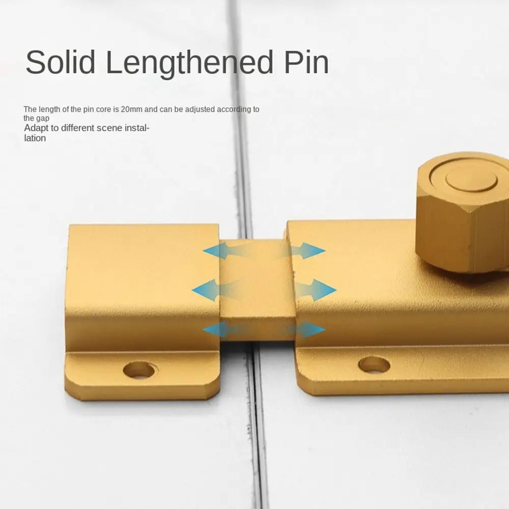Aluminum Alloy Door Bolt Latch – Cabinet & Barn Security Lock