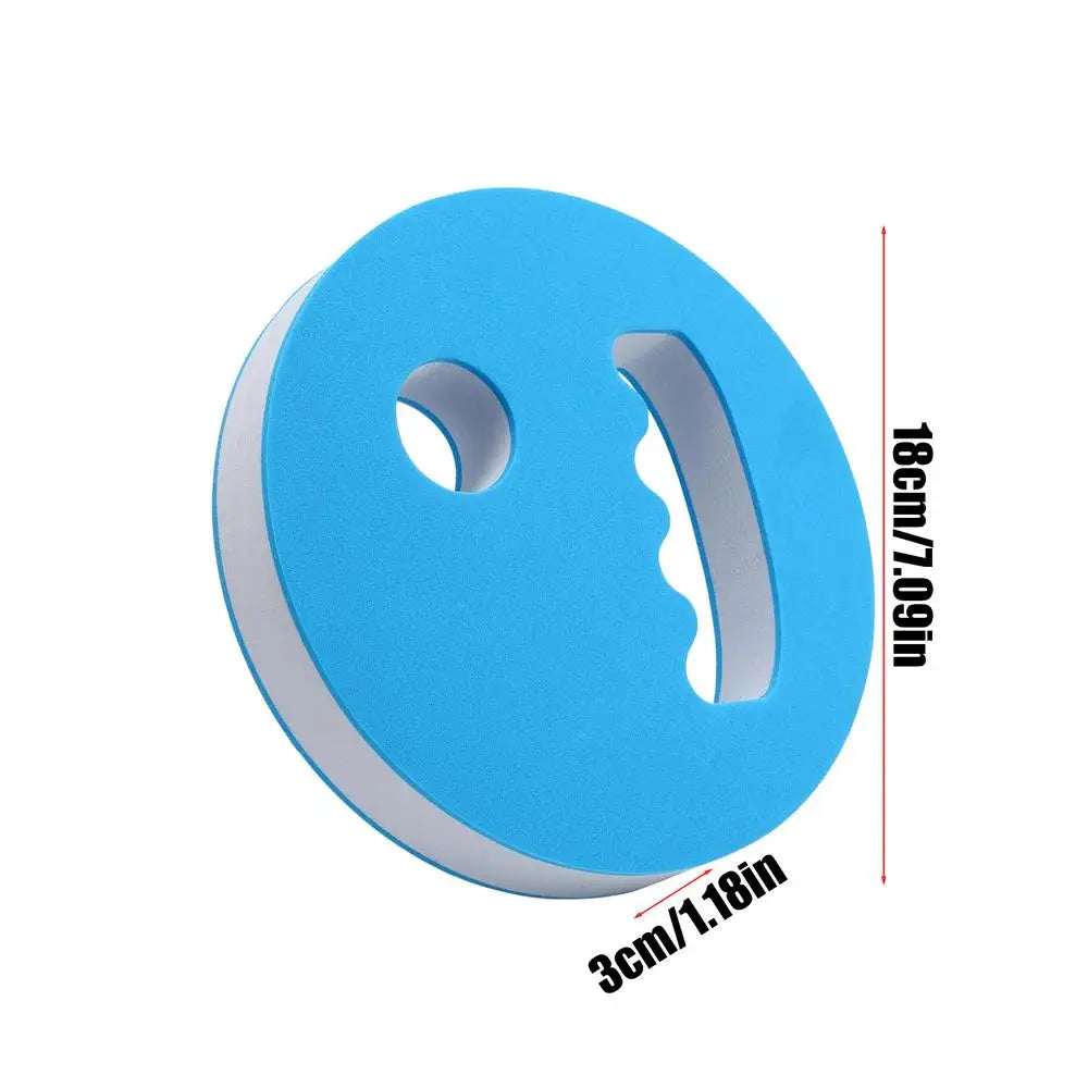 2Pcs Water Exercise Discs Swim Hand Disc Buoyancy Pool Exercise Swim Training Tool EVA Foam Aerobic Equipment Water Paddle Board Oasis Select Light Blue