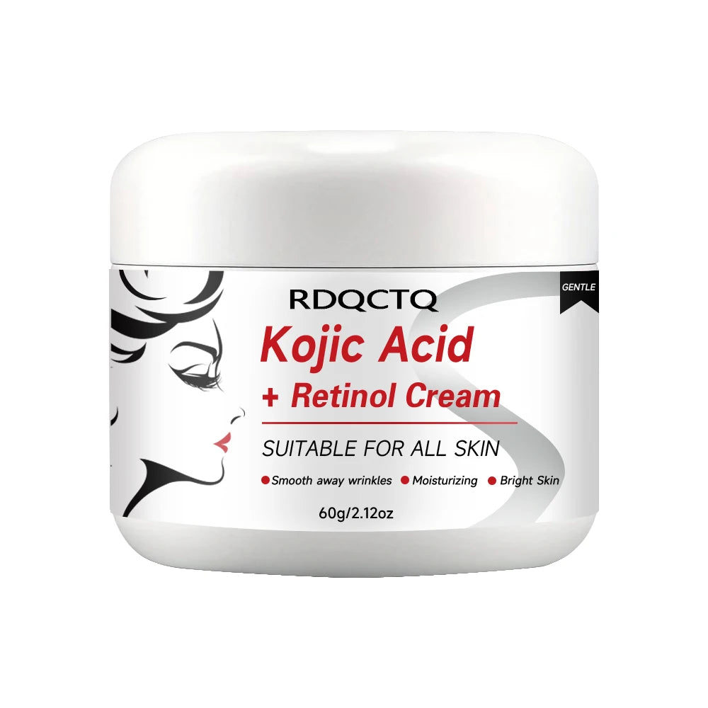 Kojic Acid & Retinol Face Cream: Gentle Hydration for Smooth, Radiant Skin – Daily Moisturizer for All Skin Types 30/60g Oasis Select 60g
