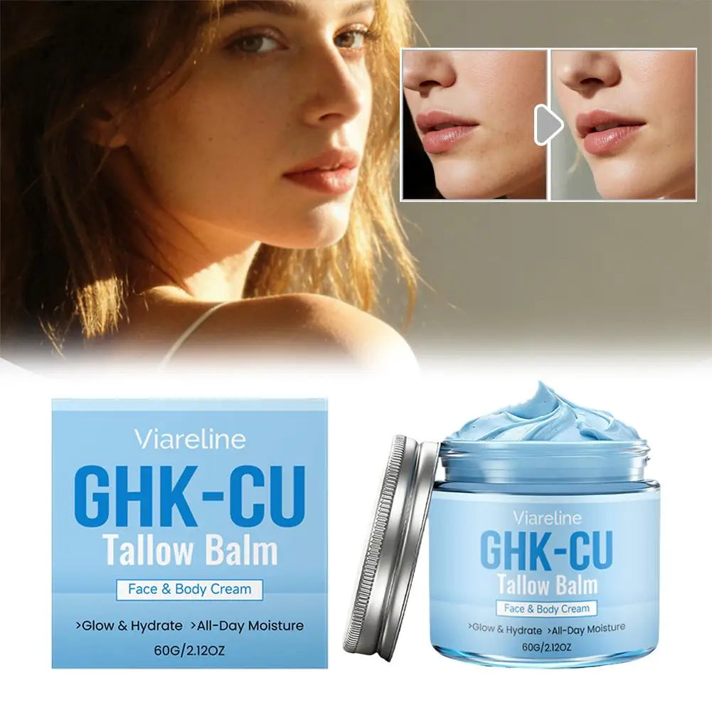 GHK-Cu Copper Peptide Blue Cream – Collagen & Hydration Copper Peptide Cream Oasis Select
