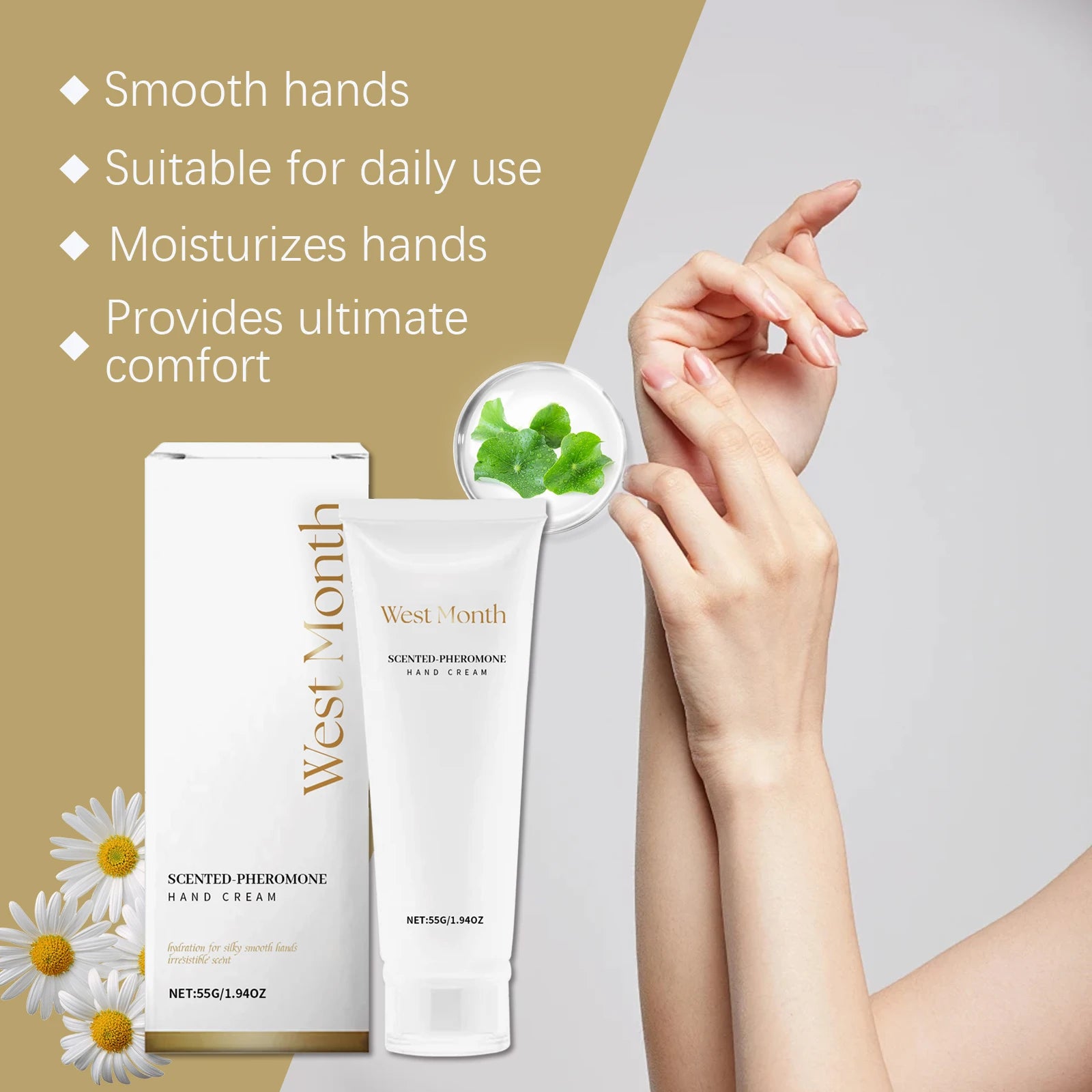 Moisturizing Hand Cream Deep Nourish Long Lasting Hydrating Smooth Fine Lines Whitening Brighten Repairing Anti-Crack Hand Cream Oasis Select
