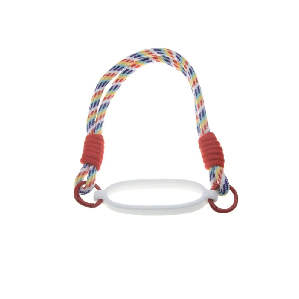 Flexible Silicone Handheld Bottle Wrap Anti Drop Portable Carrying Lanyard Multipurpose Cup Grip Casing Drinking Container Oasis Select 1 Set Rainbow