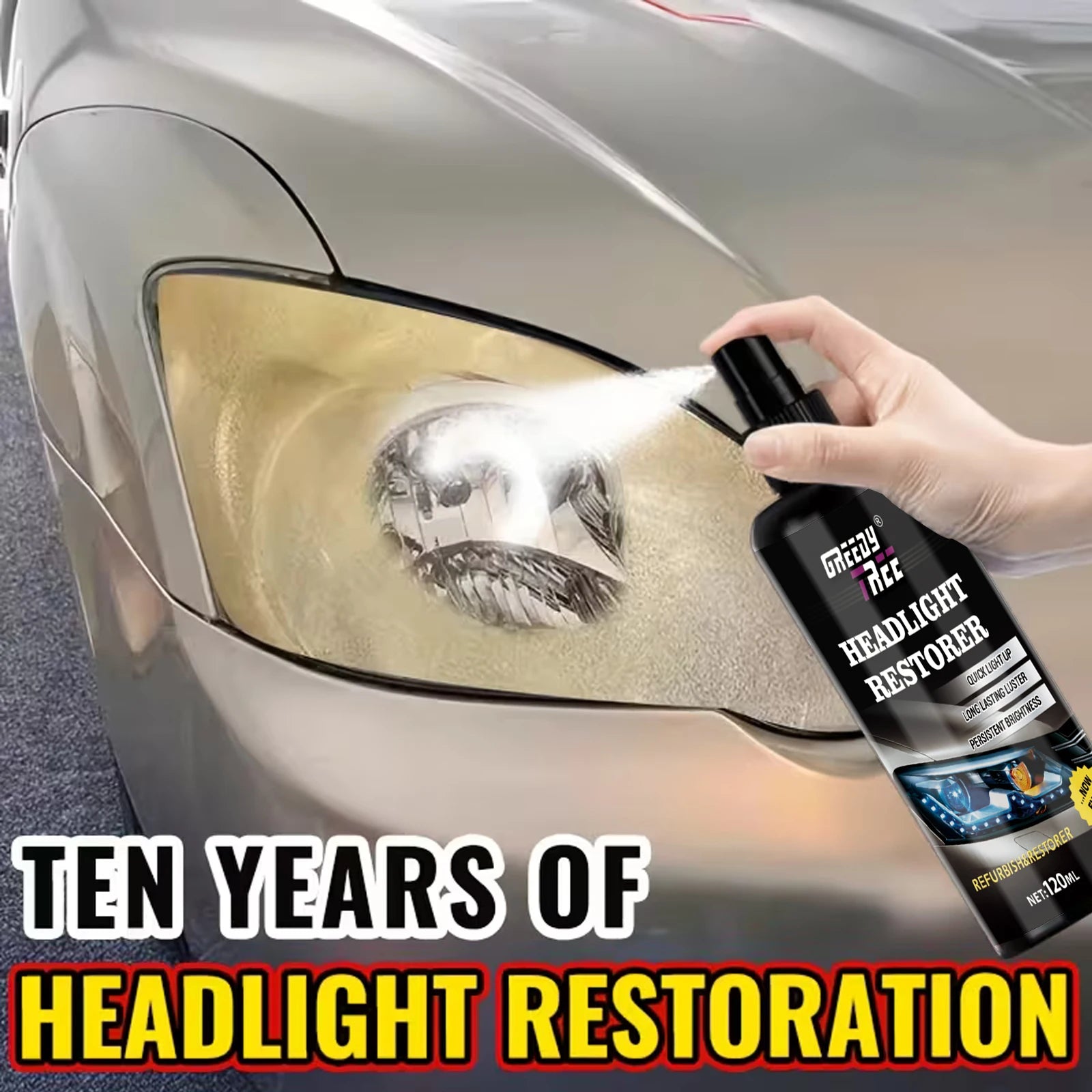 Headlight Restoration Kit – Anti-Yellowing & Oxidation Coating Headlight Restoration Kit Oasis Select