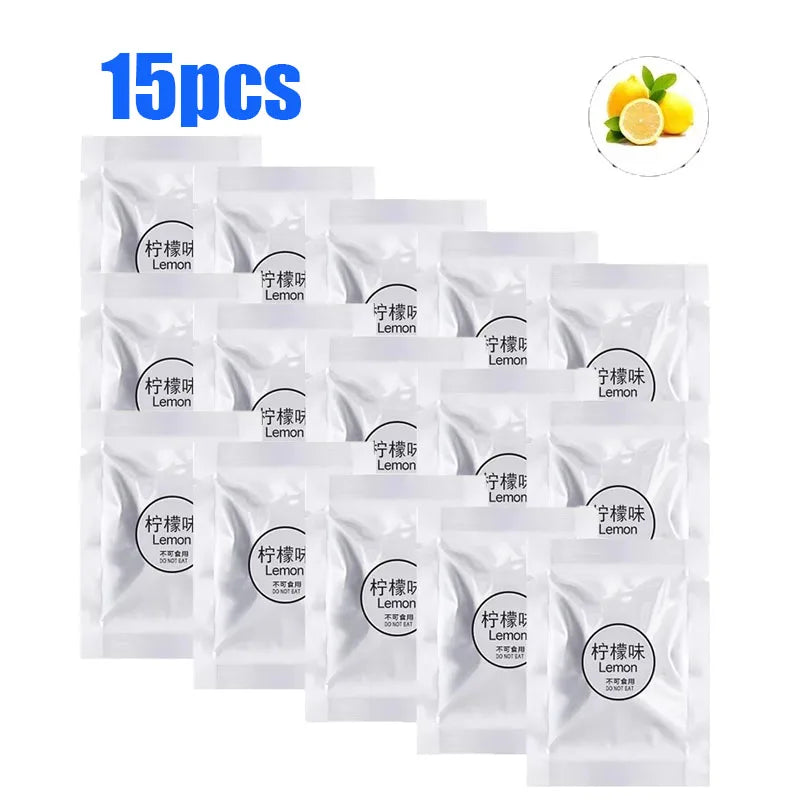 5/10/15pcs Car Air Freshener Supplement Car Vent Perfume Refill Replace Aroma Cotton Pads Perfume Fragrance Interior Accessories Oasis Select Lemon-15pcs