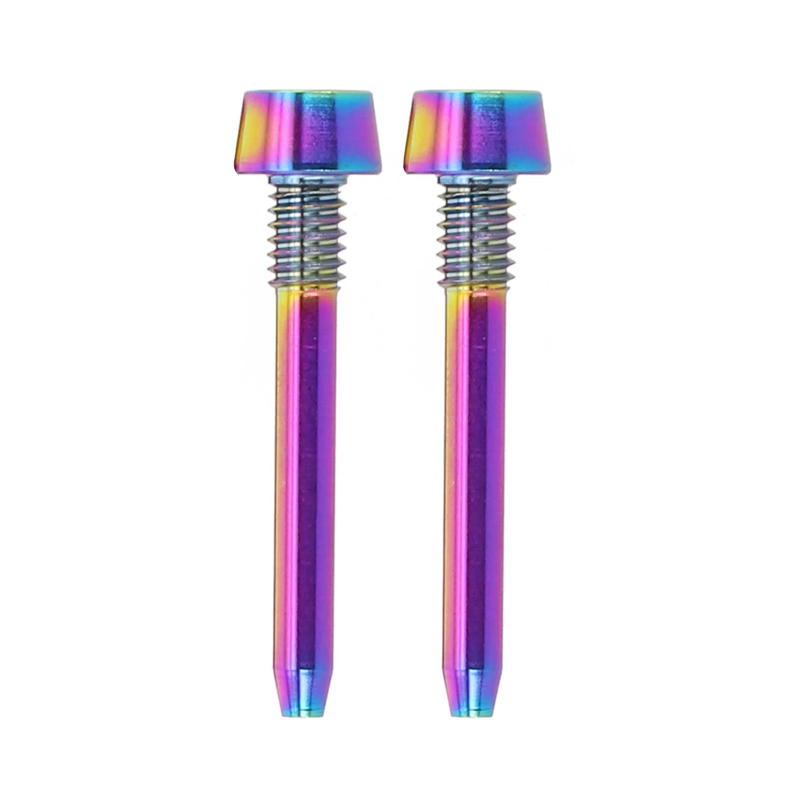 Disc Brake Caliper Bolt Black Titanium Brake Pin Brand New Easy To Install High Quality Replacement Part Cycling Repair Oasis Select RAINBOW