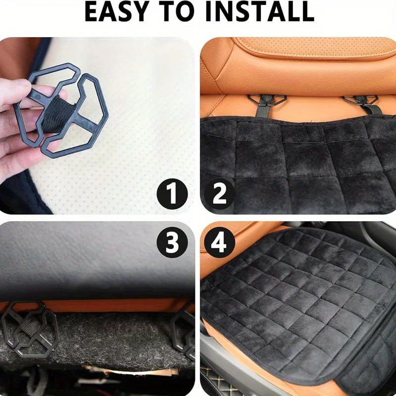 Car Seat Cover Protector Universal Winter Warm Auto Seat Cushion Rear Seat Cushion Protection Covers Back Cushion Oasis Select