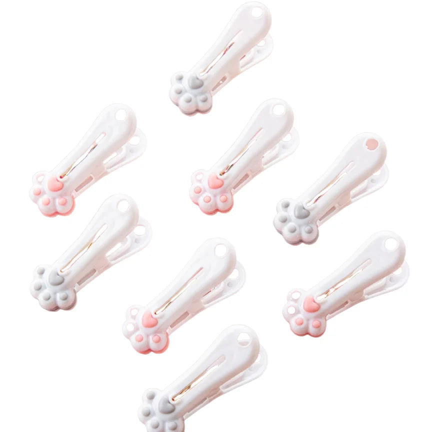 12 Pcs Cat Claw Windproof Clip Non-slip Sock Clips Drying Hanger Clothes Clothespin For Home Clothesline Oasis Select