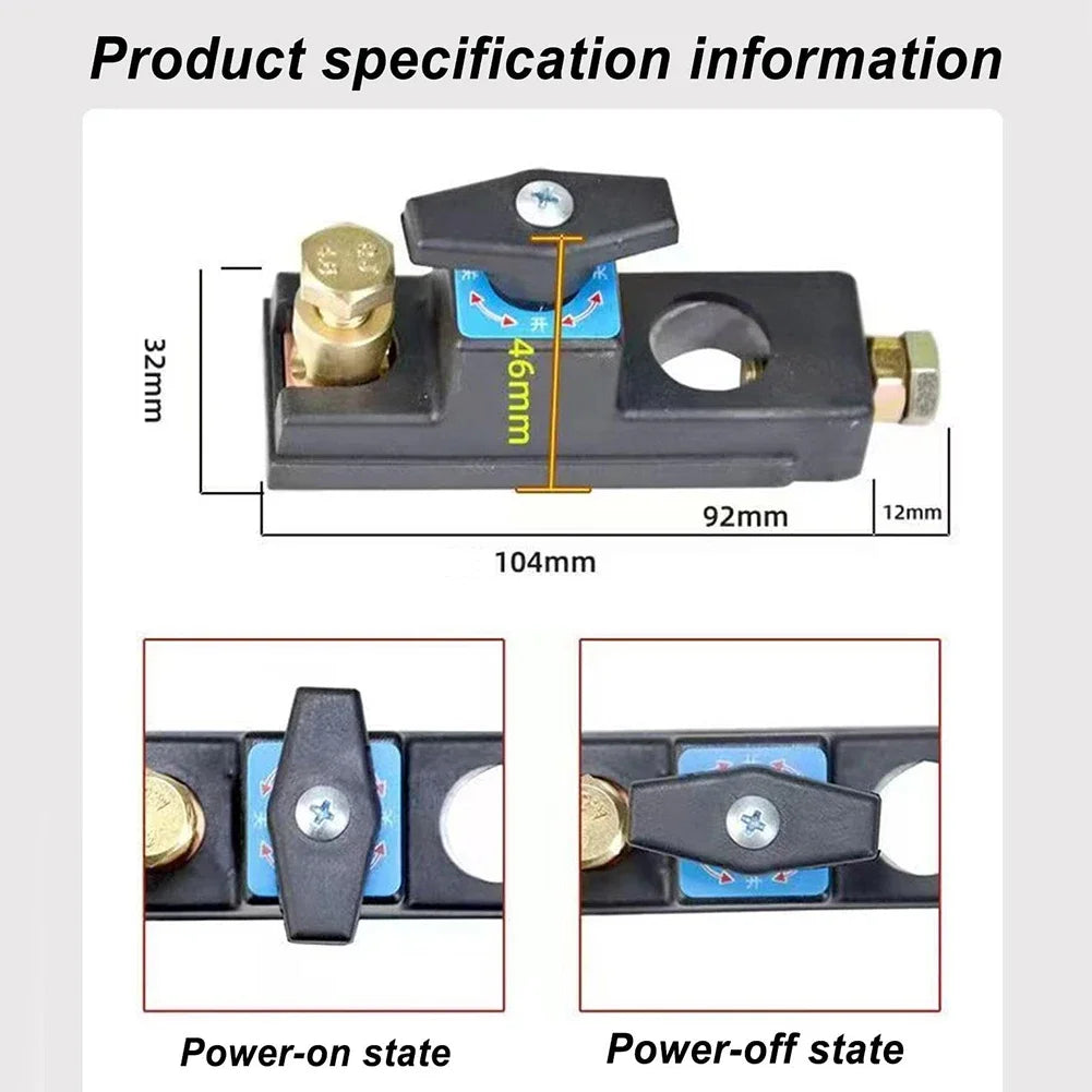 12V/24V Car Battery Disconnect Isolator Cut Off Switch Battery Disconnect Switch Oasis Select