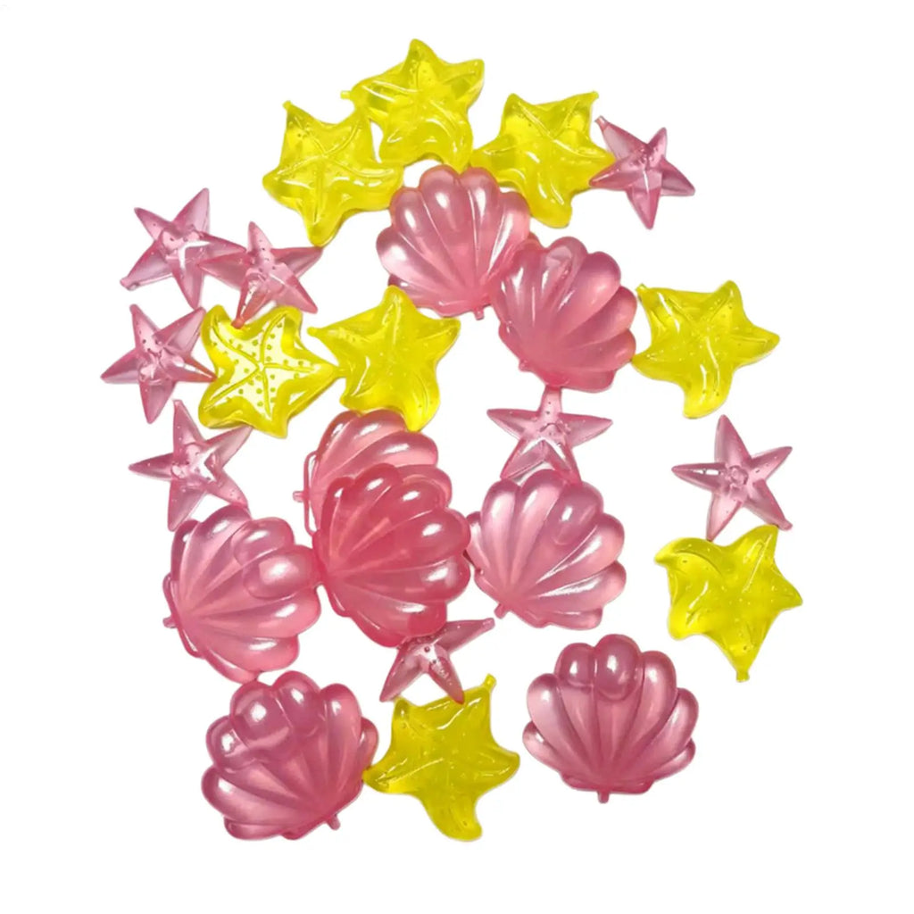 24Pcs Reusable Ice Cube Summer Colorful Outdoor Cute Star Shaped Cooling Ice Cube Mold Home Bar Whiskey Bubble Beverage Tool Oasis Select