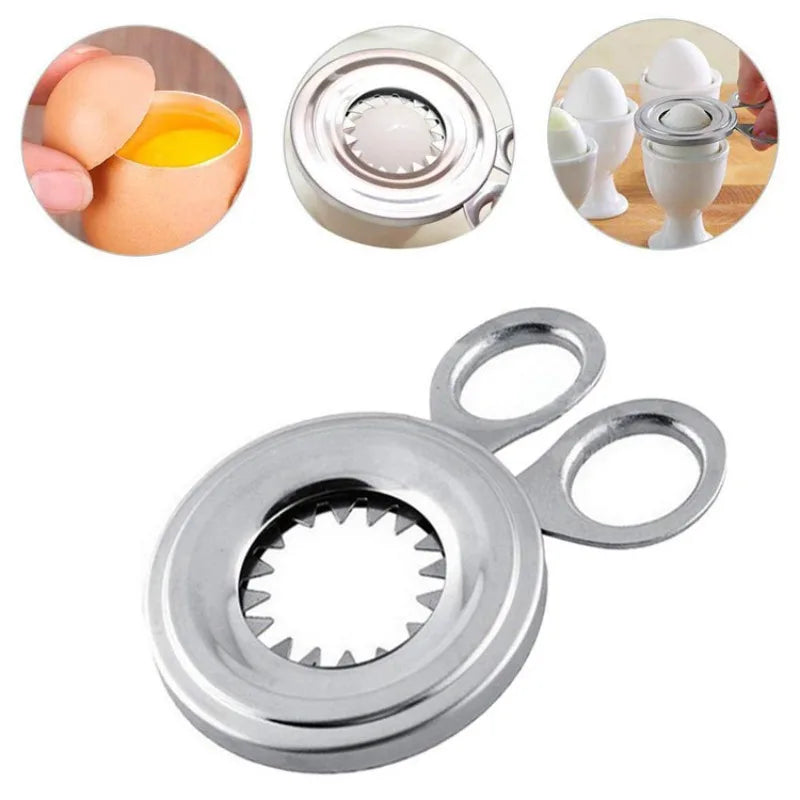 Egg Topper Cutter Quick Egg Shell Remover Tool for Breakfast Making and Household Kitchen Use Stainless Steel Egg Opener Oasis Select